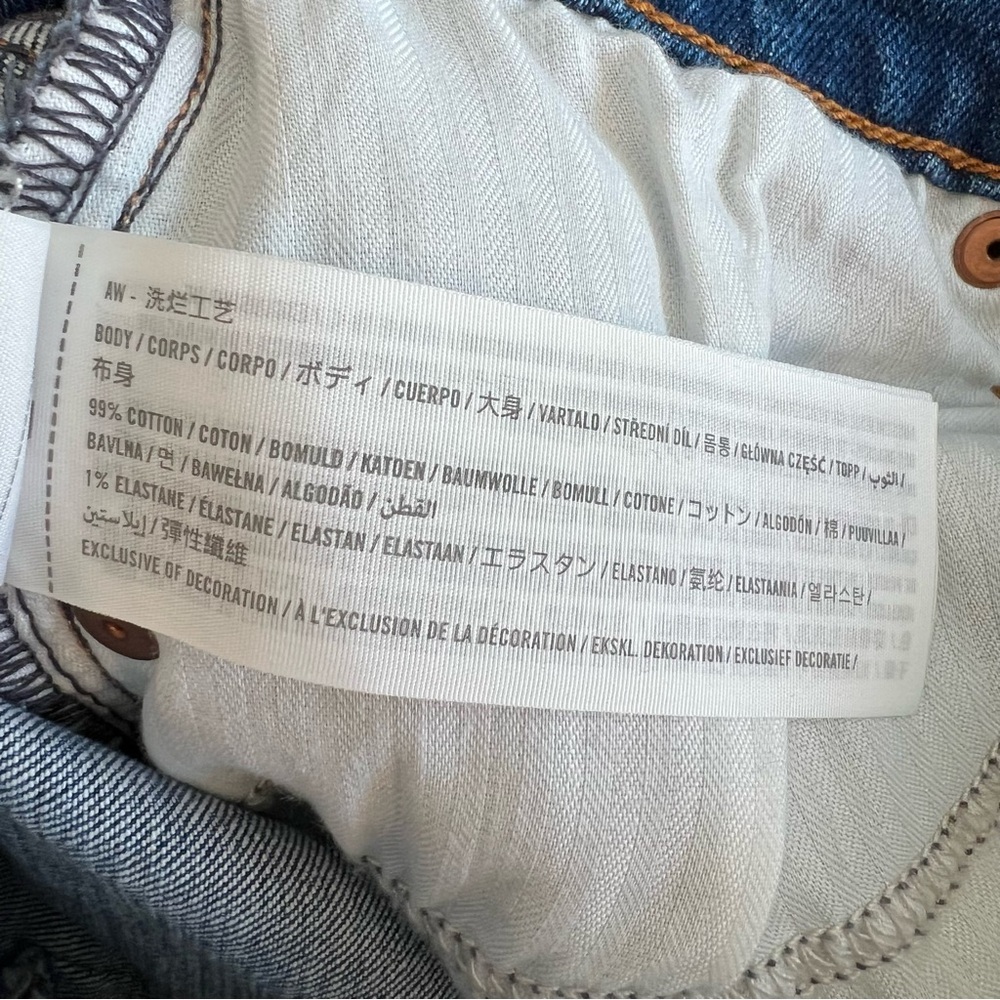 Abercrombie & Fitch curve love ultra high rise the ankle straight jean Size 27 - Picture 9 of 9